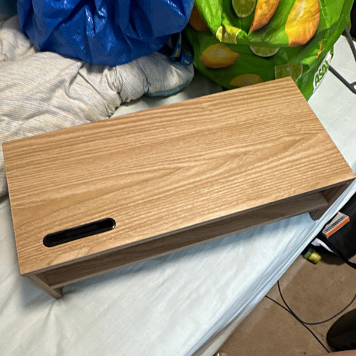 Brown wood effect - brown, monitor