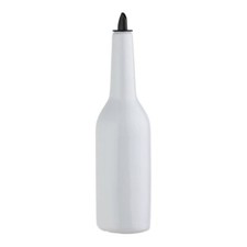 Beaumont Flair Plastic Bottle in White Durable for Bartending Practice - 750ml