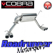 Cobra Sport MR2 Roadster Exhaust System 2.25" Stainless Cat Back Quad Exit TY06
