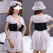 Womens Lace French Maid Outfit