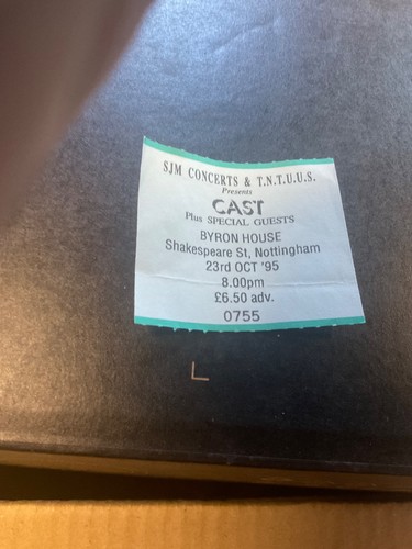Cast concert ticket - cast, 1995
