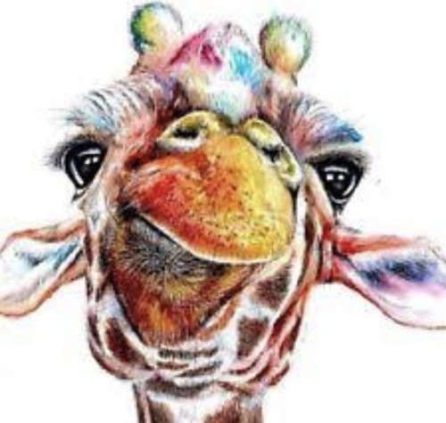 Giraffe cross stitch - giraffe, (8)