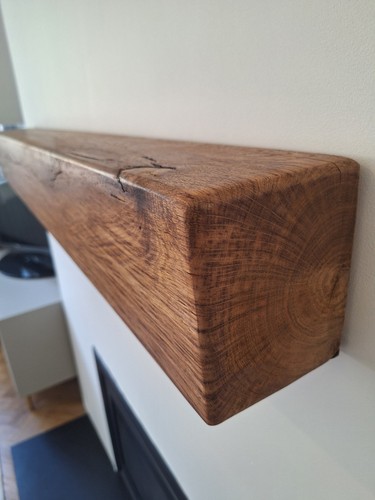 Solid oak mantle pieces - oak,