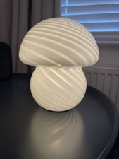 Mushroom Table Lamp White