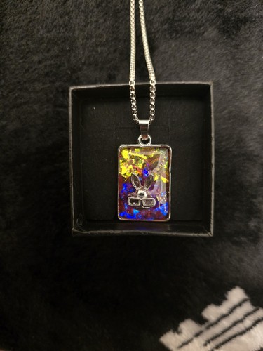 Handmade resin pendant funky - handmade,