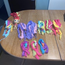 Candylocks Sweet Treats Mini Dolls X6 Inc Mina Colada + 7” straw Mary& 3 pets