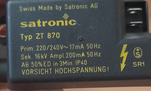 Satronic 870 ignition - zt,