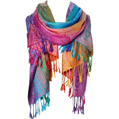 Ladies long bright rainbow - ladies,
