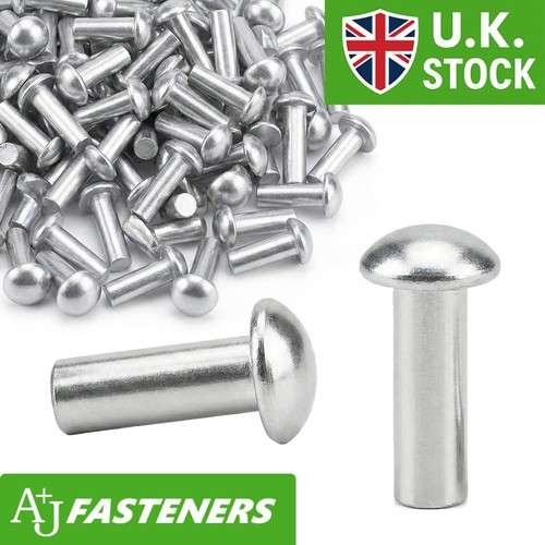 Solid aluminium round head - round,