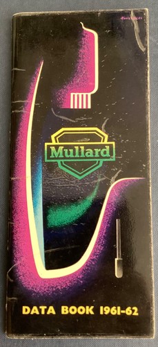 Mullard valves etc - ., book