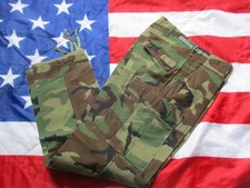 GENUINE issue USA us AMERICAN woodland CAMO BDU combat PANTS TROUSERS m65 ML 34"