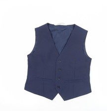 H&M Boys Blue Waistcoat 9-10