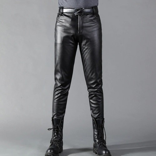 Men leather pants - men’s,