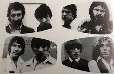 The Who mirror stickers x 4