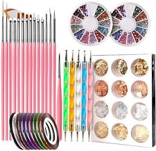25Pcs Nail Art Brushes Set Gel