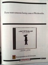 JAMIROQUAI Emergency On Planet Earth magazine ADVERT/Poster/Clipping 12x8 inches