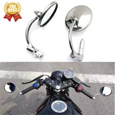 Chrome Round Motorcycle 7/8"