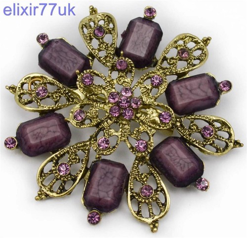 Large gold flower vintage - large,