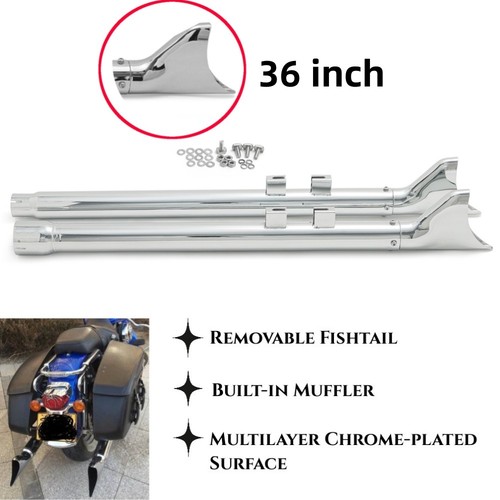Fishtail slip on mufflers - slip,