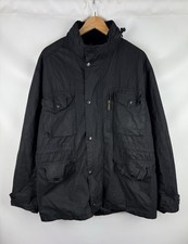 Barbour Sapper Men’s Wax Waxed Cotton Multipocket Jacket Size XL MWX0020BK91
