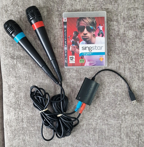 Singstar and both microphones - singstar,