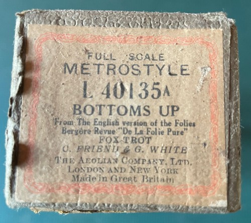 Full scale aeolian metrostyle - scale,