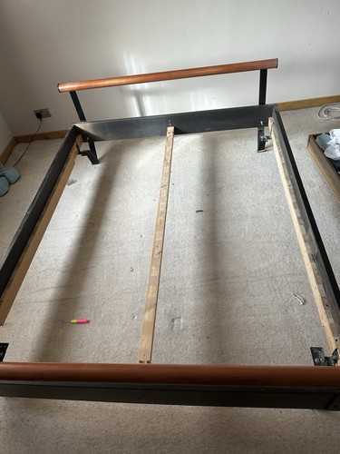 King size bed frame - size, (ikea)