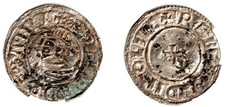 Aethelred II The Unready Silver Penny - Last small cross