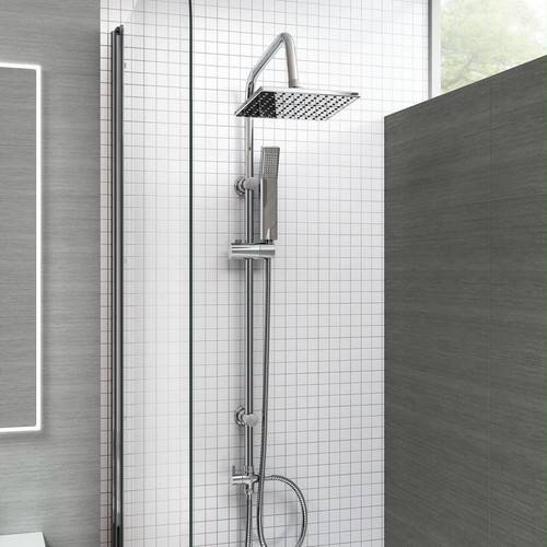 Square shower diverter - square,