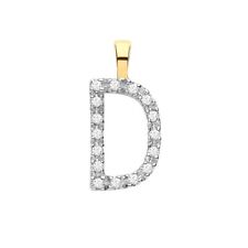 9ct Gold Diamond Initial