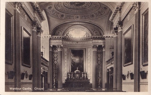 Postcard wardour castle - -,