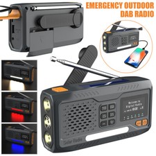DAB/BT/FM Wind up Solar Radio