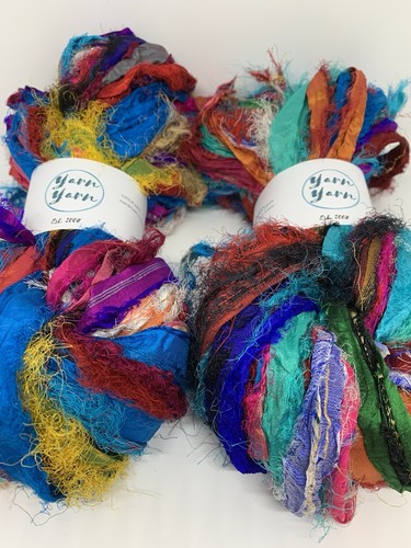 Eyelash sari silk ribbon - eyelash,