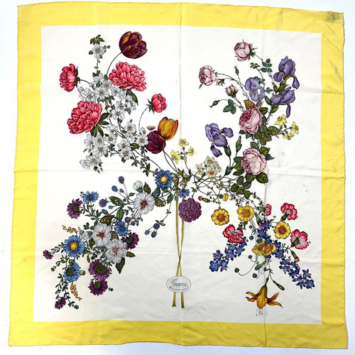 Gucci silk scarf 84cm - silk,