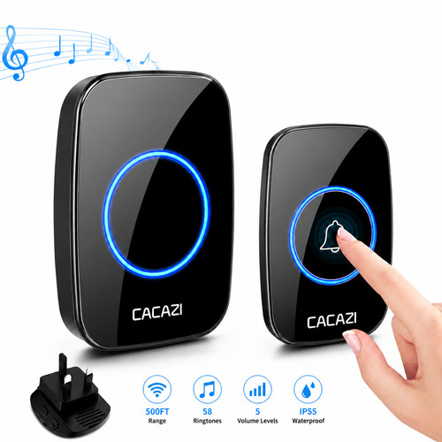 Loud wireless doorbell - loud, in
