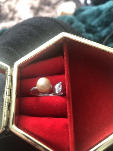 925 pearl ring - 925, with