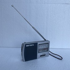 Vintage BFBS Slim Style Pocket Portable Analogue 3 Band Radio FM-MW-SW (KK-321)