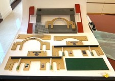 HORNBY O GAUGE FRENCH *RARE* GARE DEMONTABLE NO.15: LYON green pillars