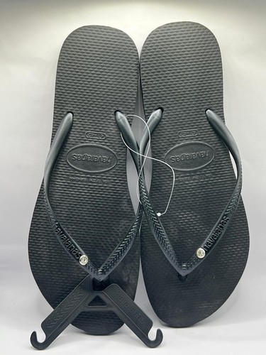 Black crystal havaianas flip - crystal,
