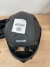 Vevor Full Face Motorcycle Helmet | Matte Black ECE 22.06