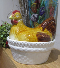 Vintage Hen On Nest Ceramic