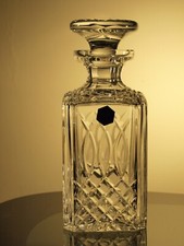 Stuart Crystal Windsor Square Spirit Decanter Vintage Mint Signed