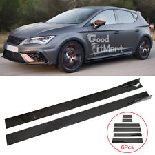 Carbon Fiber Black Side Skirts