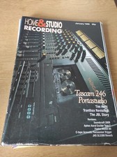 Home & Studio Recording Magazine January 1986, Tascam 246 Portastudio - B897