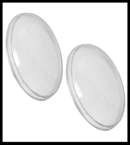 Glass headlight lens set 2 - headlight,