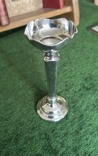 Sterling silver vase - silver, h/m