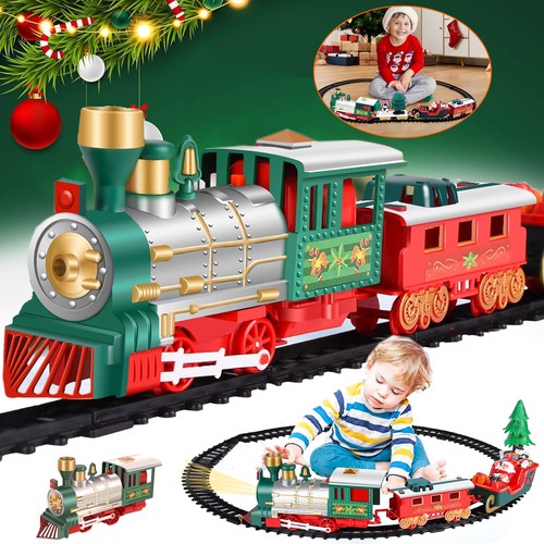 Christmas train set with - christmas,
