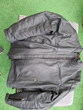 Furygan DANY matt black motorcycle leather jacket