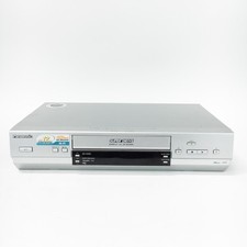 Panasonic NV-HV61EB VHS VCR Video Cassette Recorder Player Silver Genuine Tested