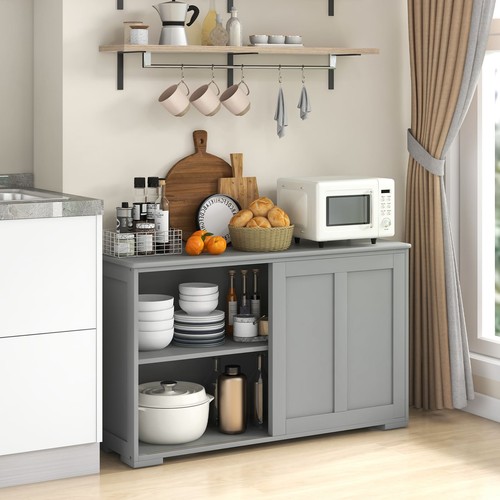 Kitchen storage cabinet - cabinet, grey